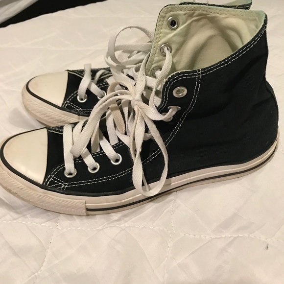poshmark converse high tops
